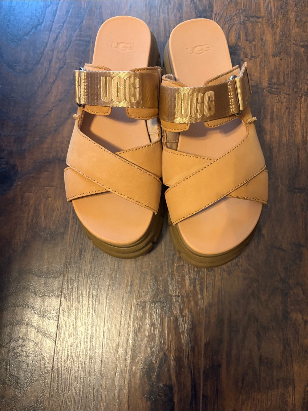 New Ugg   wedge slide